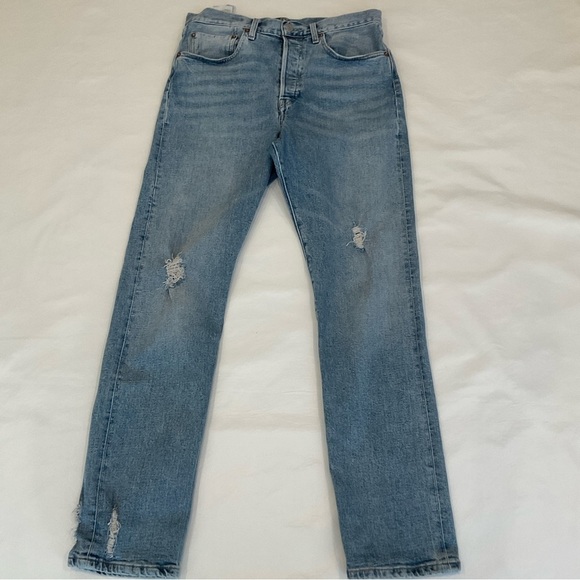 Levi's 501 Original Made & Crafted High Rise Button Fly Jeans Size 30/30 - Picture 9 of 17